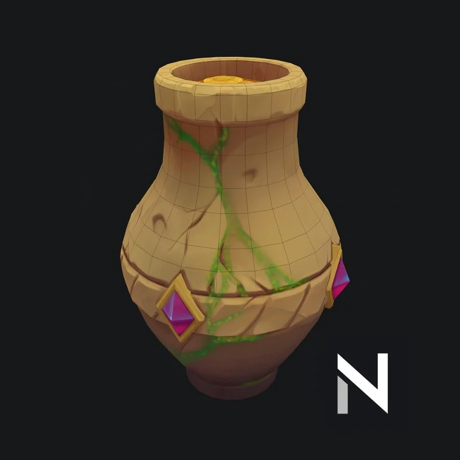 Stylized Texture: Vase